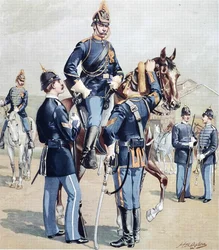 US-Kavallerie und Infanterie, Paradeuniform
