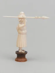 Schwarzer Bauer, Schachfigur, Indien