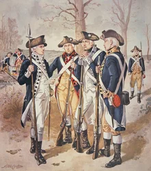 Infanterieuniformen der amerikanischen Kontinentalarmee von 1779-83