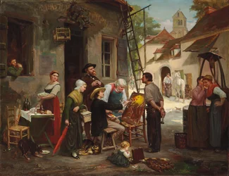 Ein neues Schild für das alte Gasthaus, 1870
