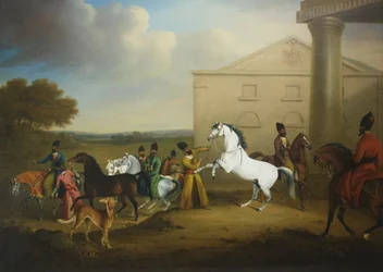 George IVs persische Pferde, Henry B. Chalon