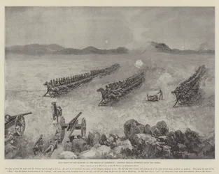 Klip Drift am Morgen der Befreiung von Kimberley, General French vertreibt den Feind