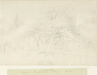 Beaudesert Park: Bleistiftzeichnung, undatiert [1788-1855]
