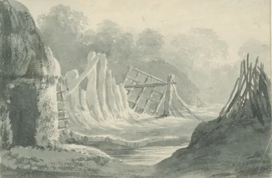 Lichfield - Edial: Sepia-Waschzeichnung, undatiert [1788-1855]