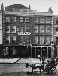 The Old Bell Inn, High Holborn, ca. 1884