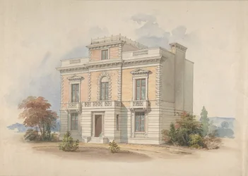 Eine italienische Villa, 1820-85