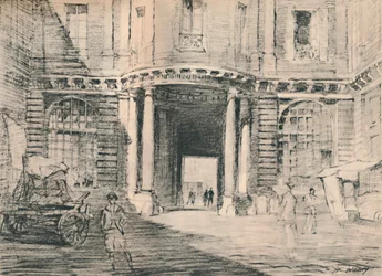 Doppelt gesäumt mit verlassenen Palästen, ca. 1927