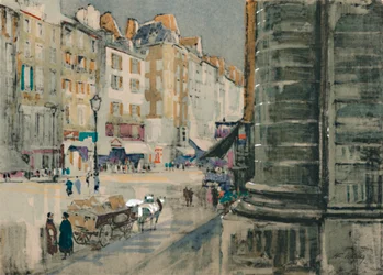 Die Revolutionsstraße von Saint-Antoine, um 1927