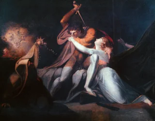 Percival übergibt Belisane..., ausgestellt 1783