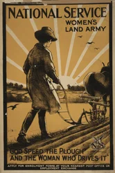 Nationaldienst, Frauen-Landarmee, 1917