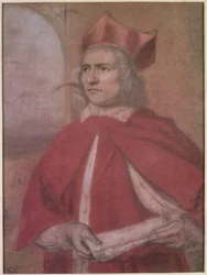 Porträt von Henry Harris als Kardinal Wolsey, 17. Jahrhundert