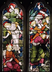Christus von Engeln begleitet