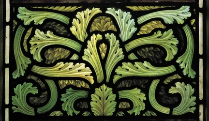Laubmuster, Engel des Gerichts Fenster