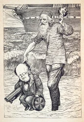 Jeden Mann auf der Spitze der Flut unterstützend, veröffentlicht 1876