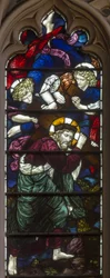 Westminster, St Margaret, James Powell & Sons, Henry Holiday, Die Passion Christi, 1883