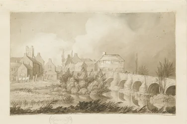 Burton-upon-Trent Brücke und Stadt