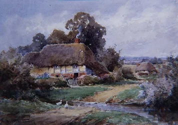 Ein Wasserspritzer in Hampshire