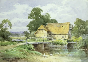 Bei einer Surrey-Wassermühle