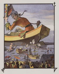 Gulliver in Lilliput