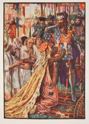 Eduard III. in Calais, Illustration aus 
