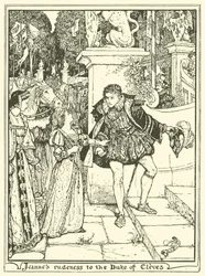 Jeannes Unhöflichkeit gegenüber dem Herzog von Kleve