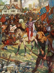 König Richard II. und Watt Tyler