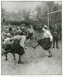 Das erste Spiel des British Ladies