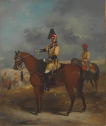 Ein Offizier der 1. Bengalischen Irregulären Kavallerie