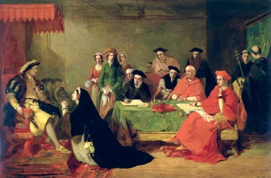 Der Prozess von Königin Katharina von Aragon, 1848