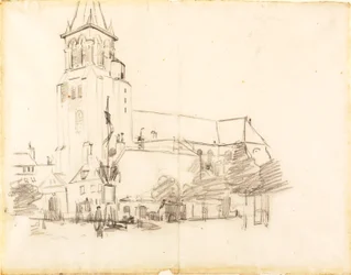 Kirche, St.-Germain-des-Prés, Frankreich