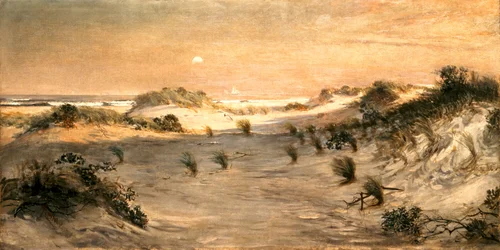Sanddünen bei Sonnenuntergang, Atlantic City