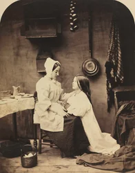 Sie rennt nach Hause und erzählt ihrer Mutter alles darüber, 1858
