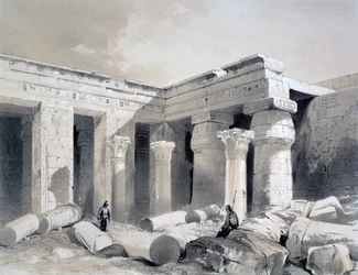 Medinet Abou, Theben, Ägypten, 19. Jahrhundert