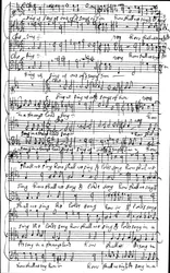 Autographes Manuskript der Partitur für Psalm 137 Wie sollen wir das Lied des Herrn in einem fremden Land singen, vor 1683