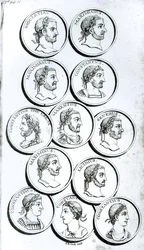 Porträts römischer Kaiser, aus 
