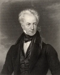 John Baron, graviert von W. Holl, aus 