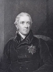 Sir Henry Halford, graviert von John Cochran (fl.1821-65)