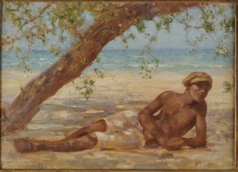 Samuel unter einem Baum, Jamaika