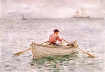 Der Wasserträger und sein Boot, 1921