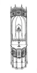 Altar, 15. Jahrhundert, 1843