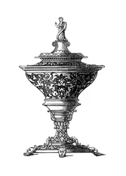 Entwurf für einen Salzstreuer, 1645, 1843