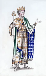 König, spätes 12. Jahrhundert, 1843