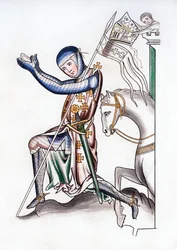 Ritter, spätes 12. Jahrhundert, 1843