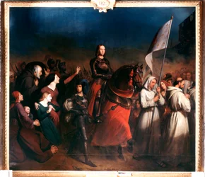 Joan of Arcs Einzug in Orleans, Abend der Befreiung der Stadt, 8. Mai 1429