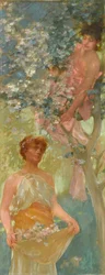 Unter den Blüten, Mitte der 1880er