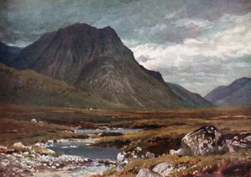 Moor von Rannoch, Perthshire und Argyllshire