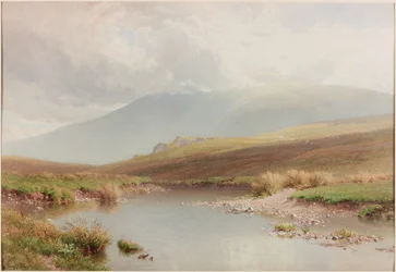 Gebirgige Landschaft, Ende des 19. Jahrhunderts