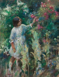 Im Garten, ca. 1900