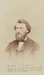 Porträt von Walter W. Johnson, 1868