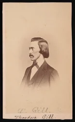 Porträt von Theodore Nicholas Gill 1837-1914, zwischen 1865 und 1870